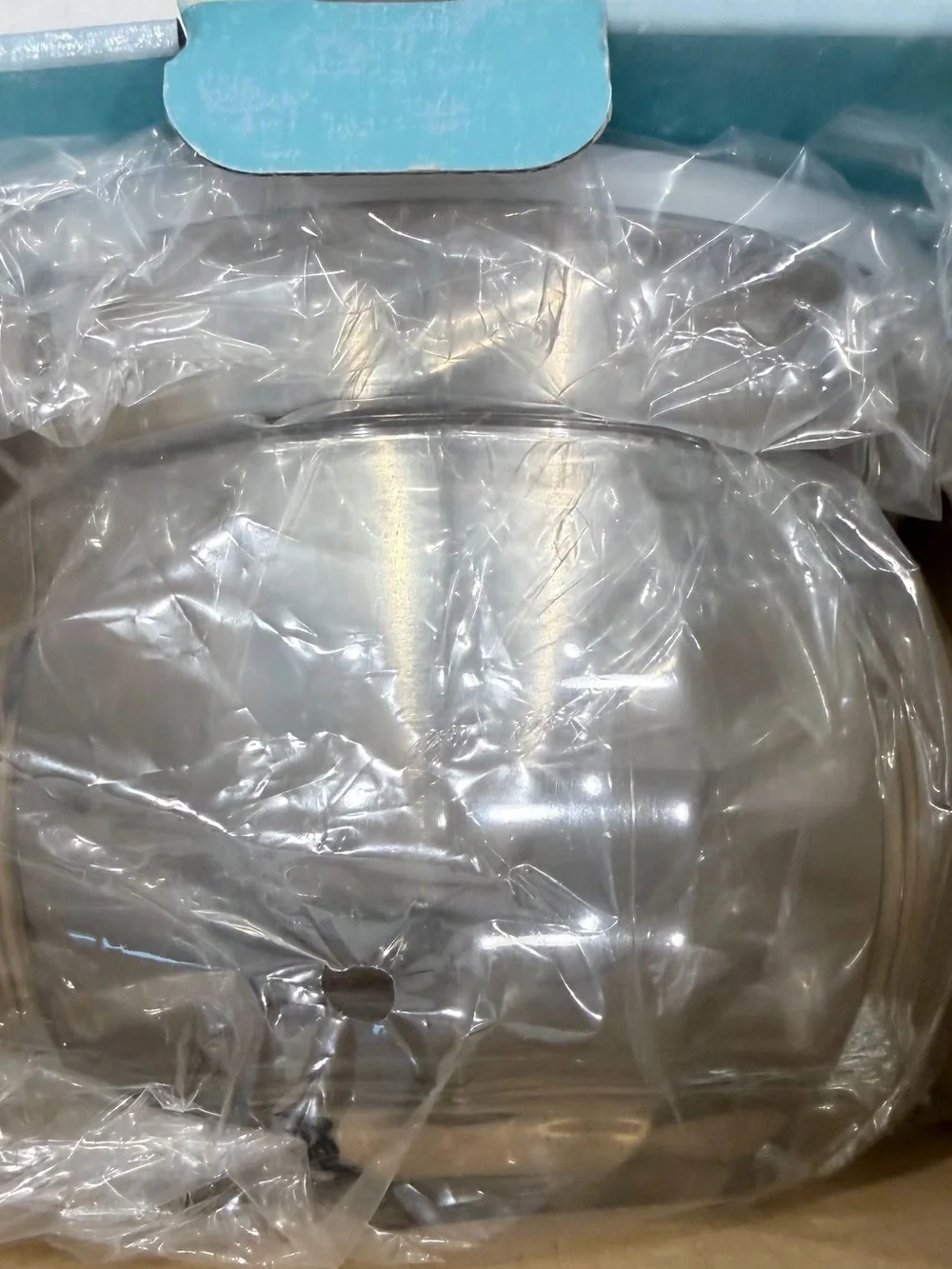 Sur La Table Stainless Steel and Clear Glass On-Ice Dip Bowl